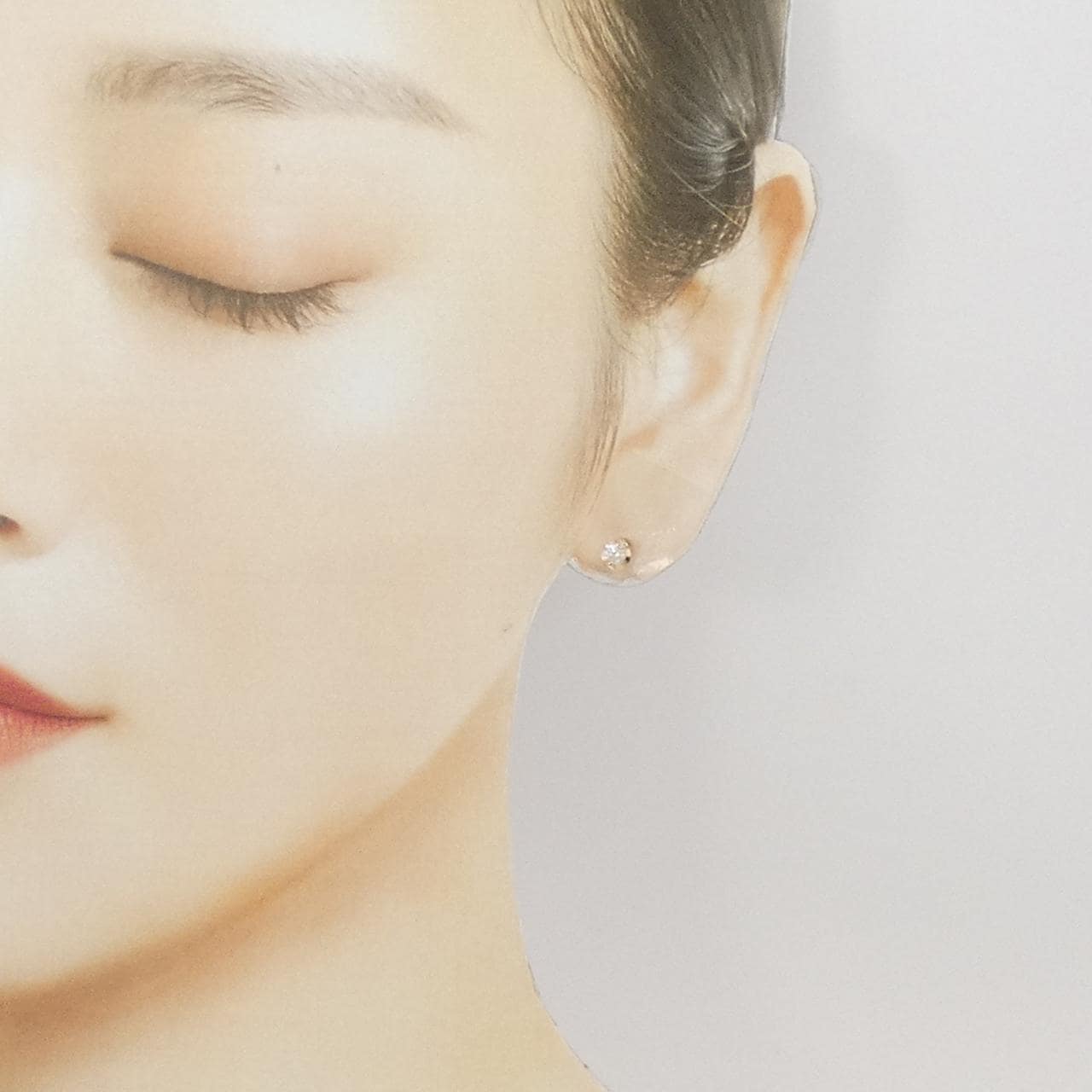 K18PG/K18YG Diamond Earrings 0.103CT (Single)