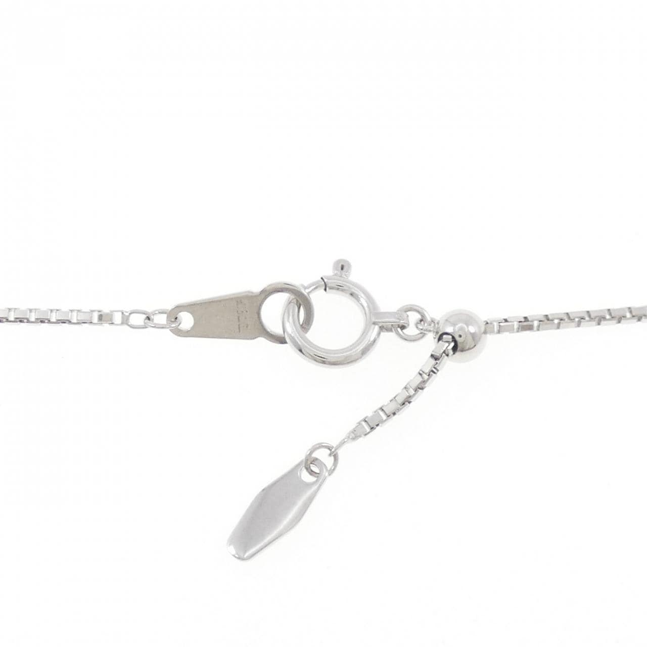 K18WG ハート ダイヤモンド ネックレス 0.50CT