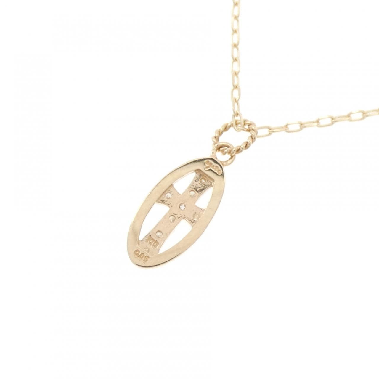 アガット ダイヤモンド ネックレス 0.05CT
