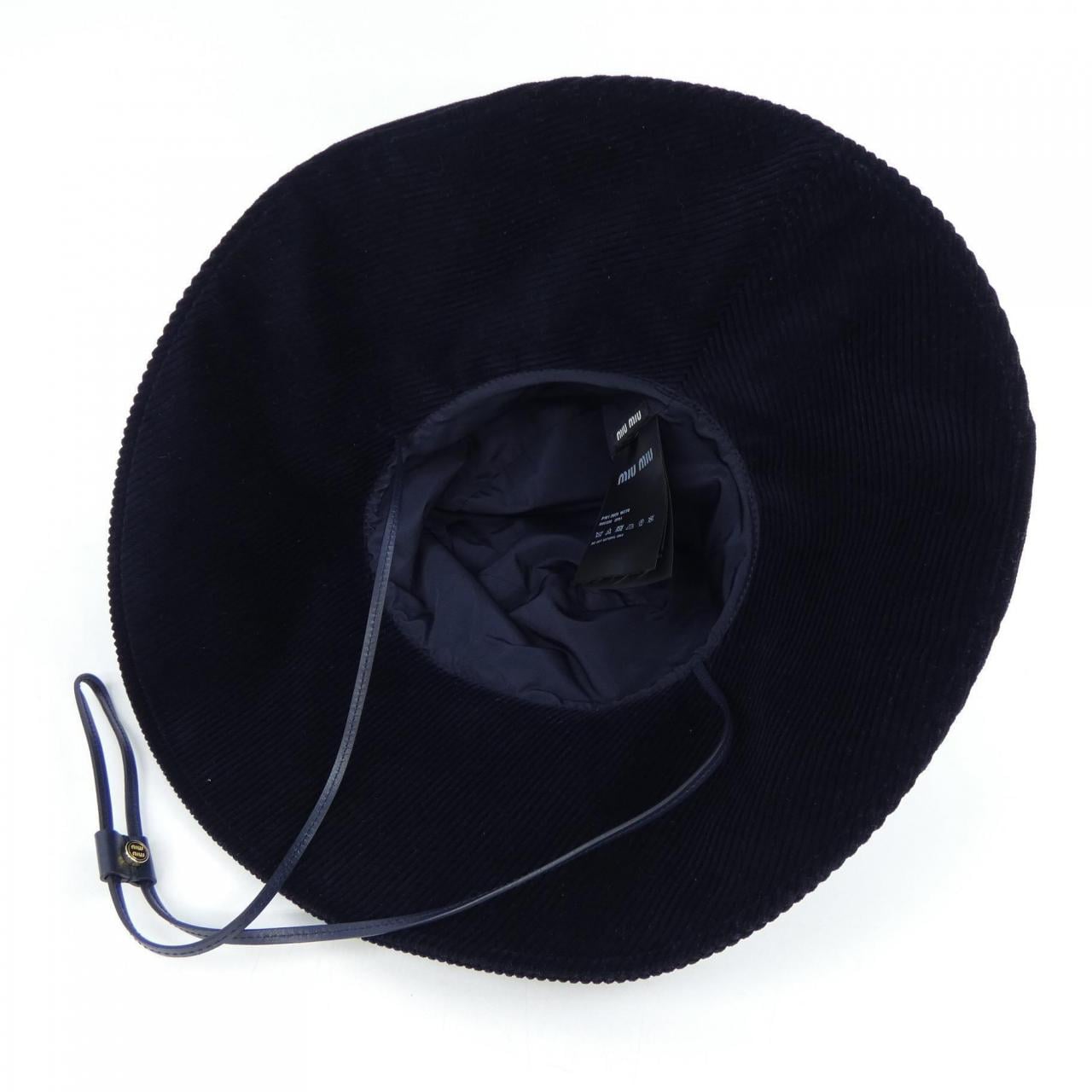 ミュウミュウ MIU MIU 5HC220 2F81 ハット