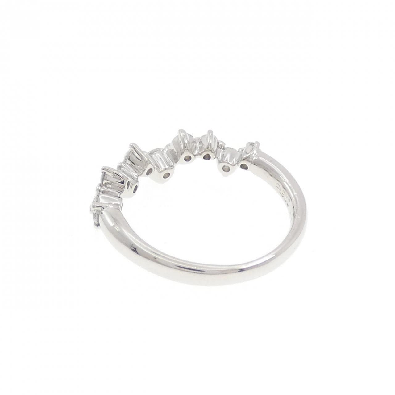 PT900 ダイヤモンド ピンキーリング 0.34CT
