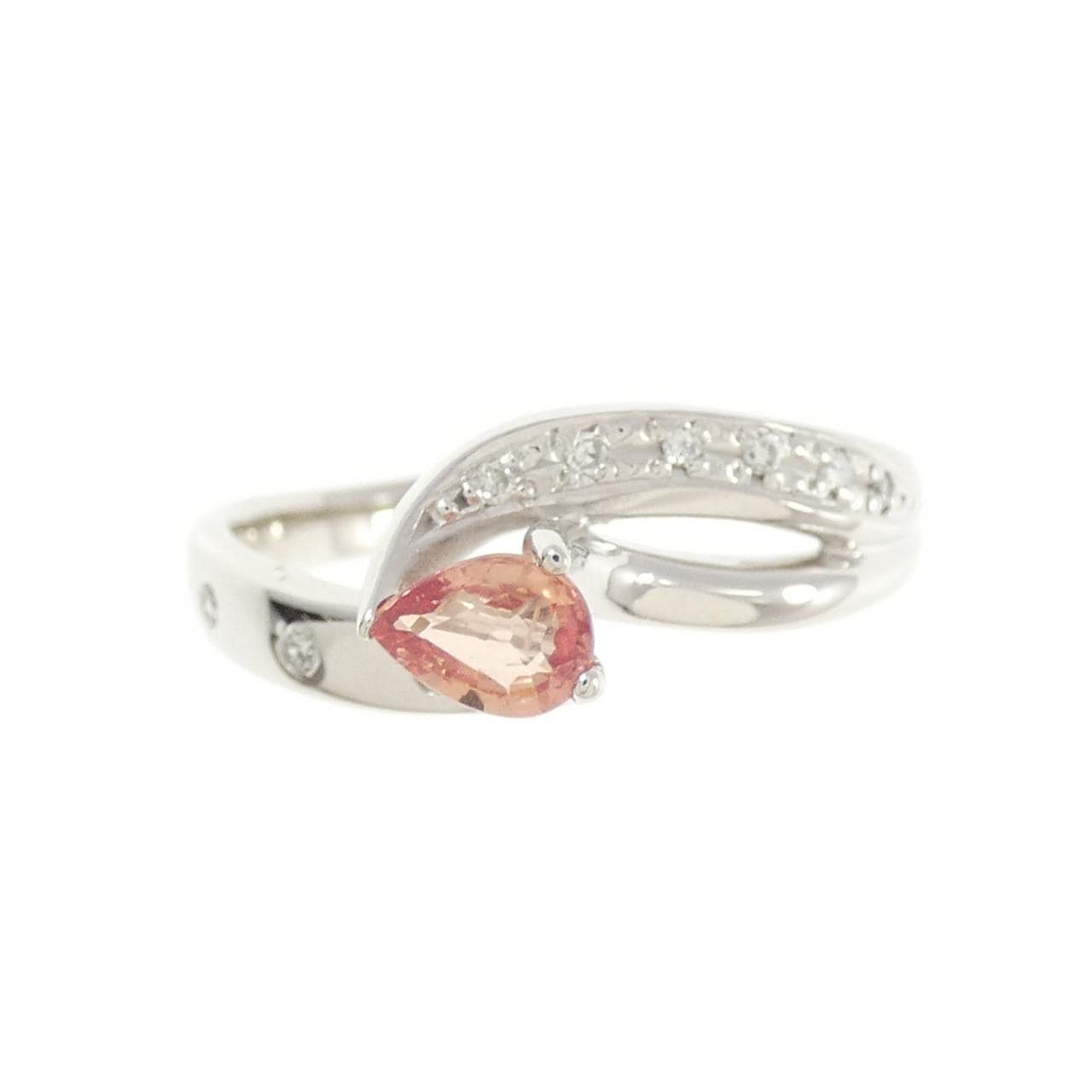 PT900 サファイヤ リング 0.360CT