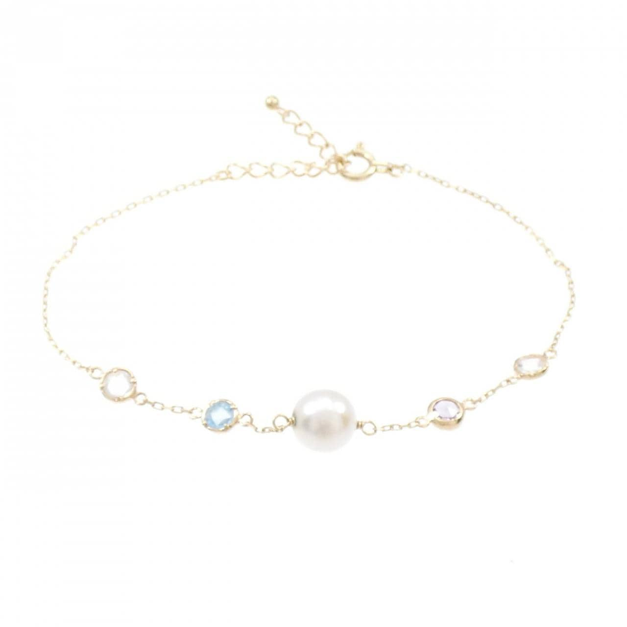 K10YG Akoya pearl bracelet 6.3mm