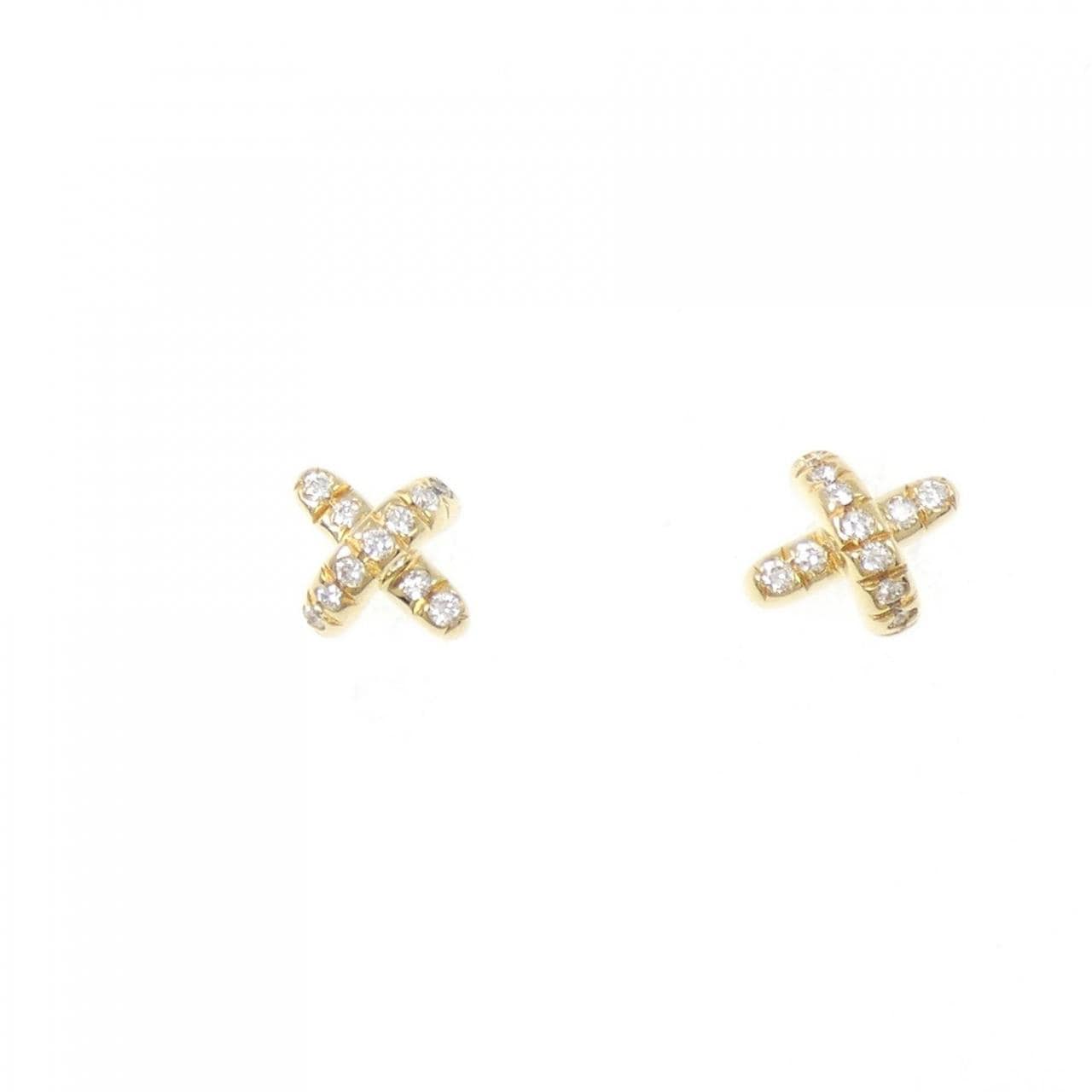 ティファニー クロスステッチ ピアス