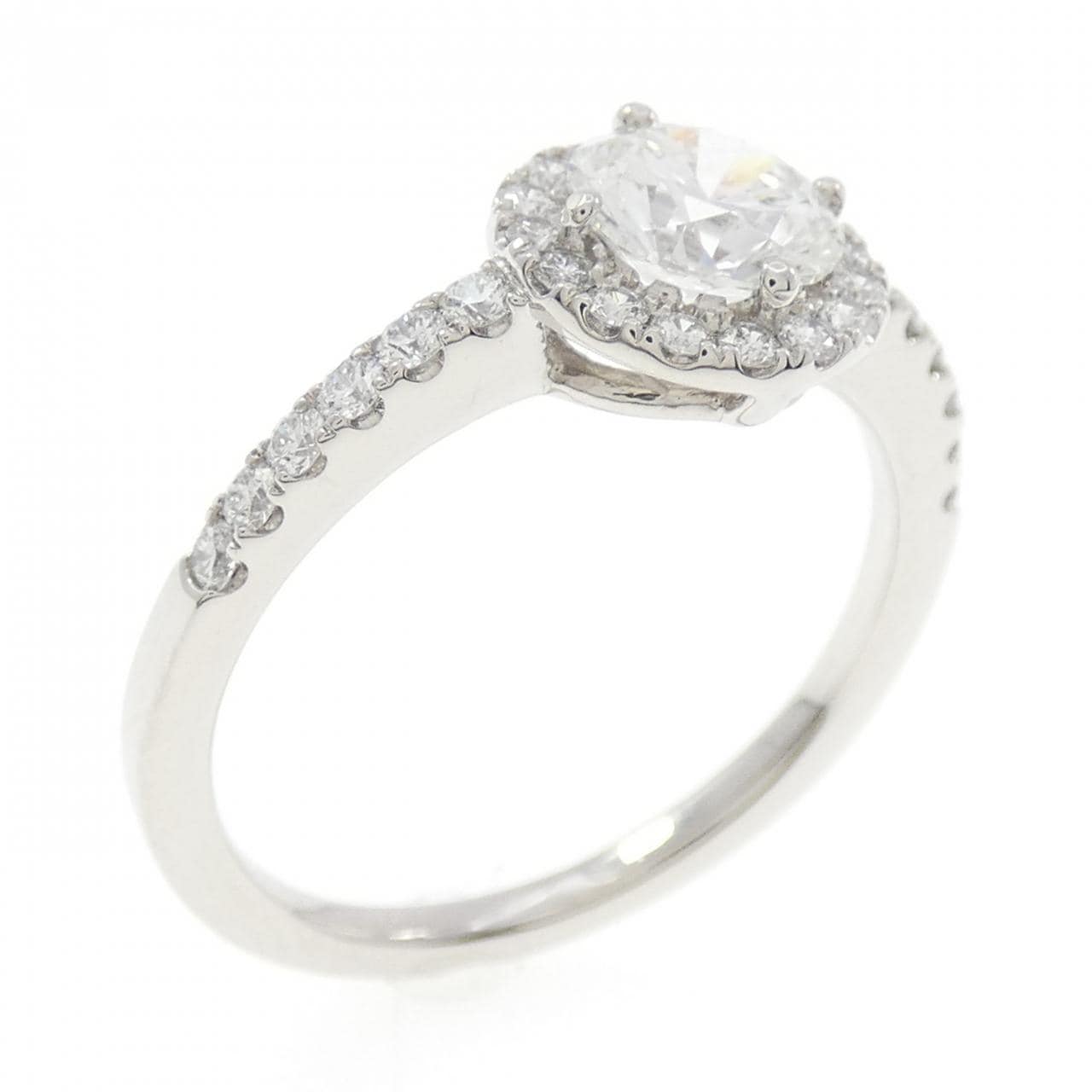 PT950 ダイヤモンド リング 1.032CT G SI2 3EXT H&C