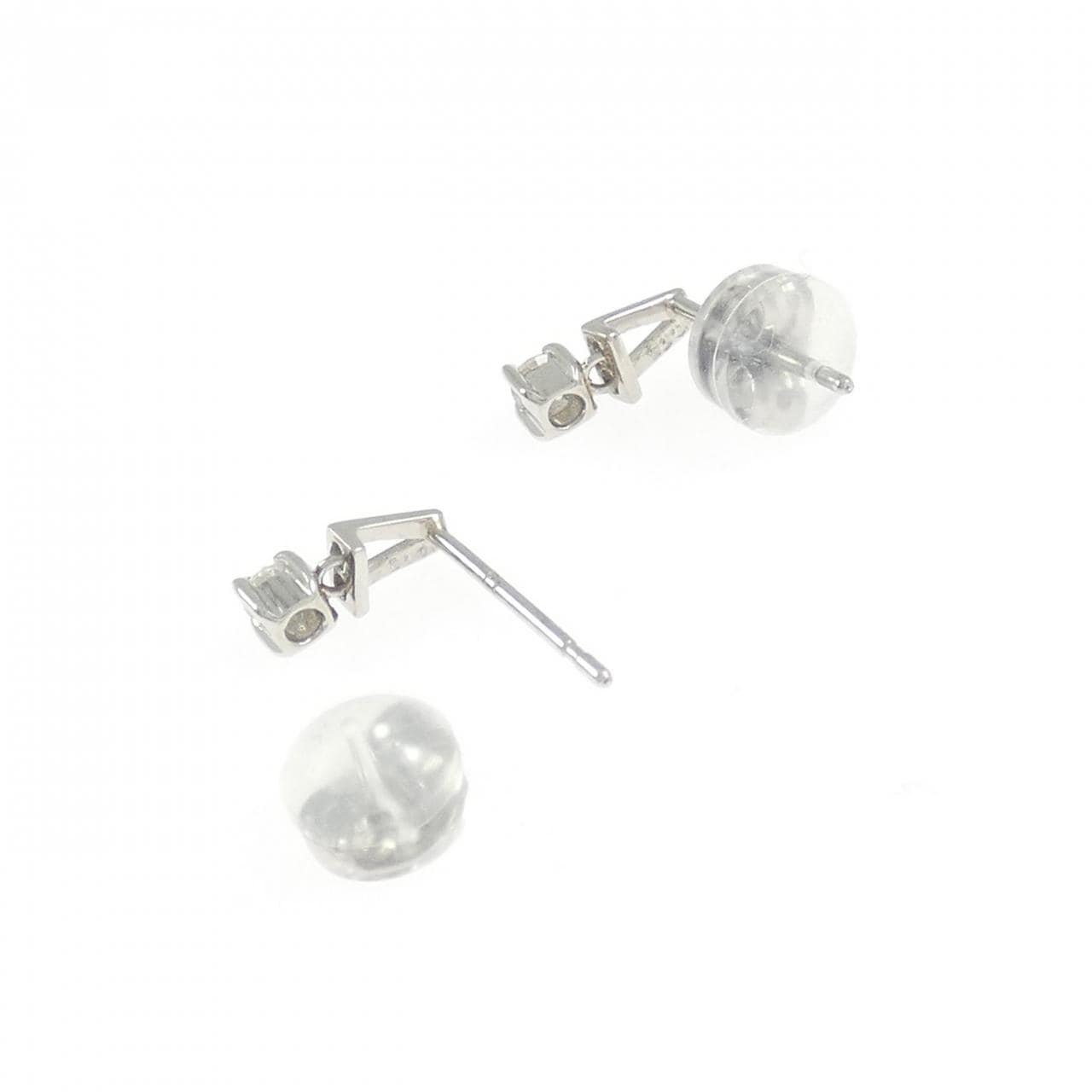 PT/PT900 ダイヤモンド ピアス 0.10CT