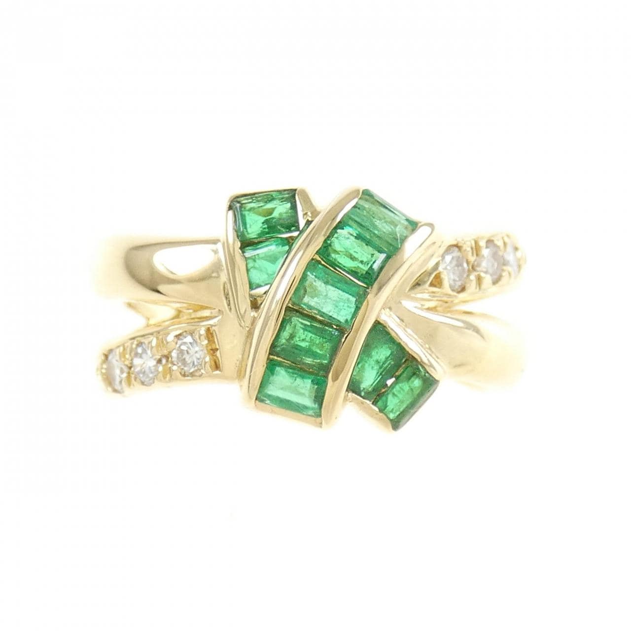 K18YG翡翠戒指0.48CT