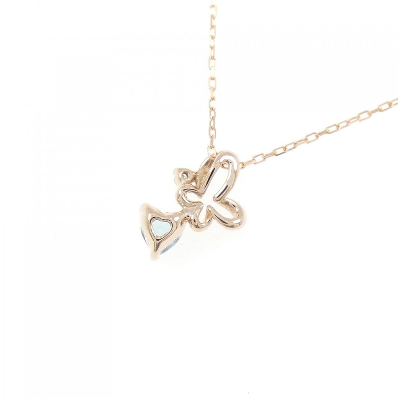 K18PG ブルートパーズ ネックレス