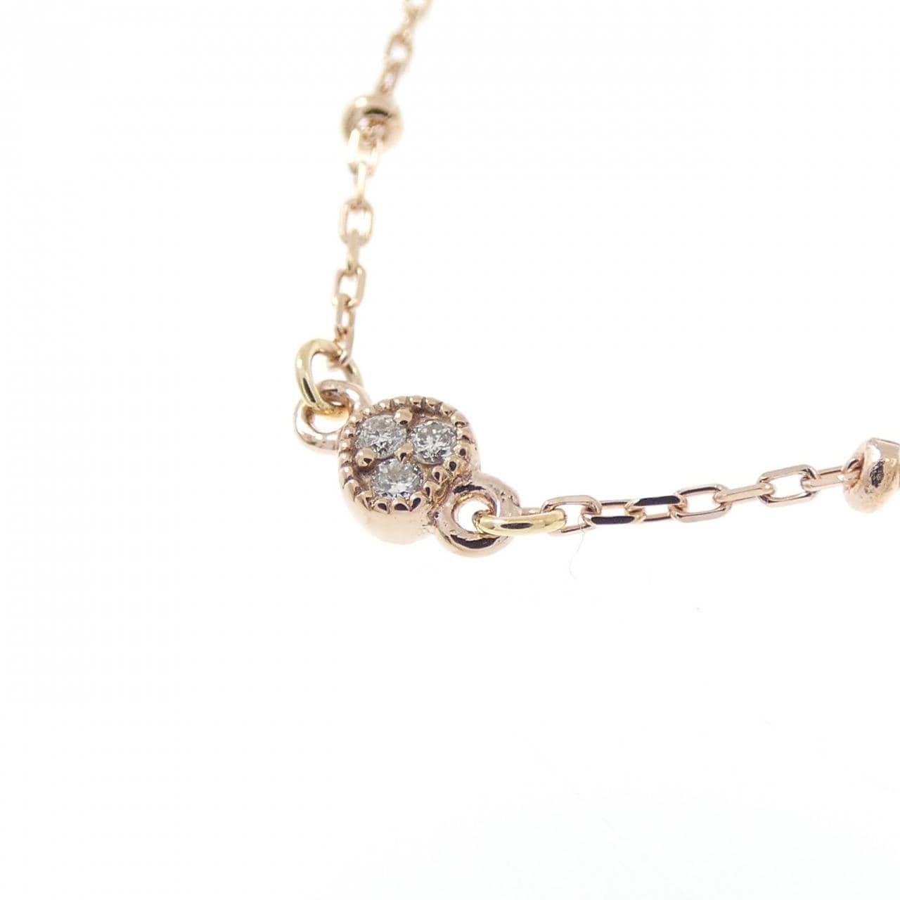 K18PG ダイヤモンド ネックレス 0.35CT