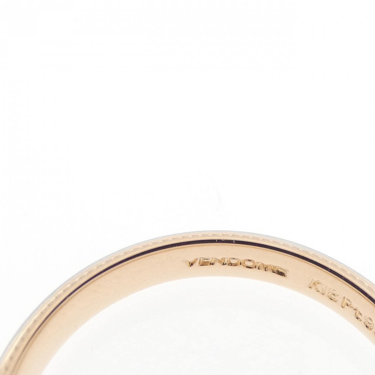 ヴァンドーム K18PG/PT950 リング