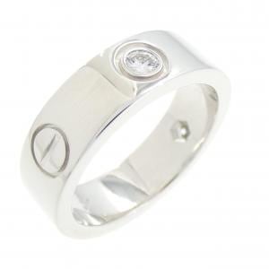 CARTIER LOVE half 钻石指