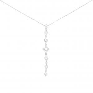K18WG 2WAY ダイヤモンド ネックレス 1.00CT