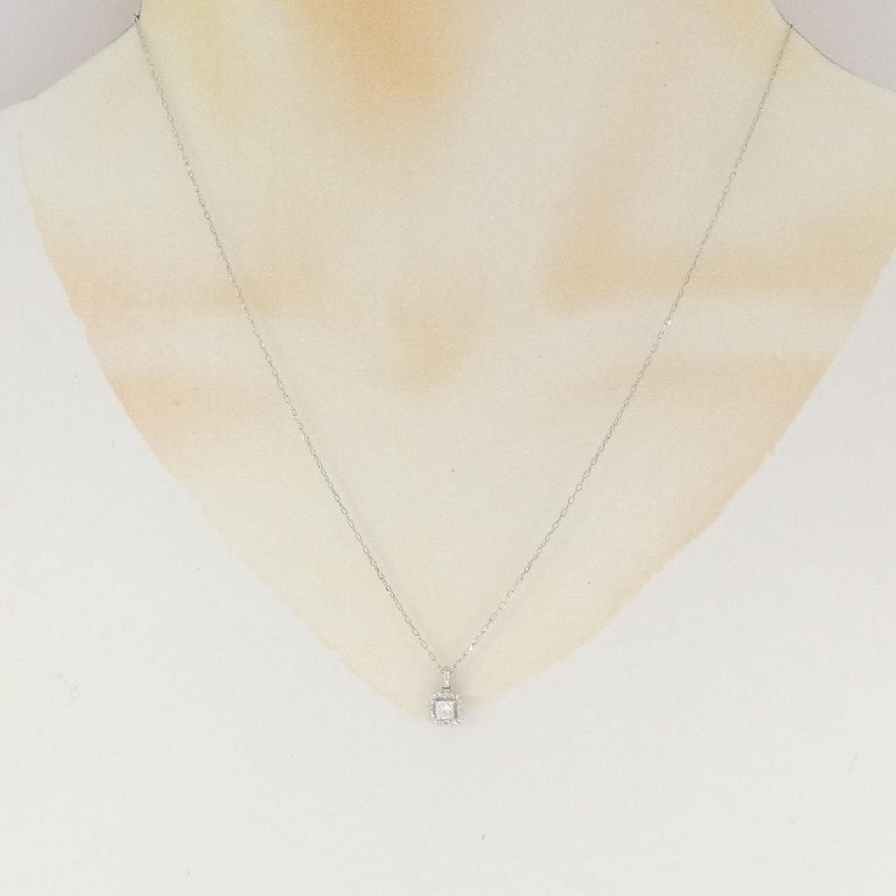 PT900/PT850 ダイヤモンド ネックレス 0.196CT