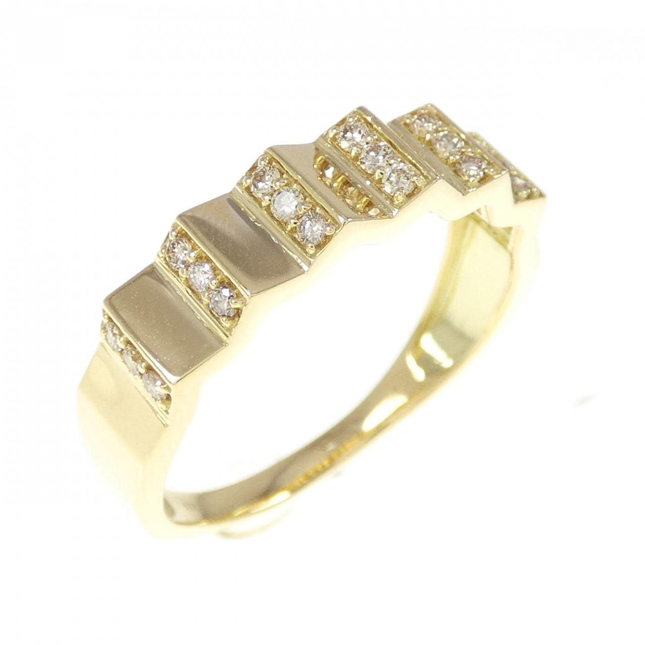 K18YG ダイヤモンド リング 0.20CT