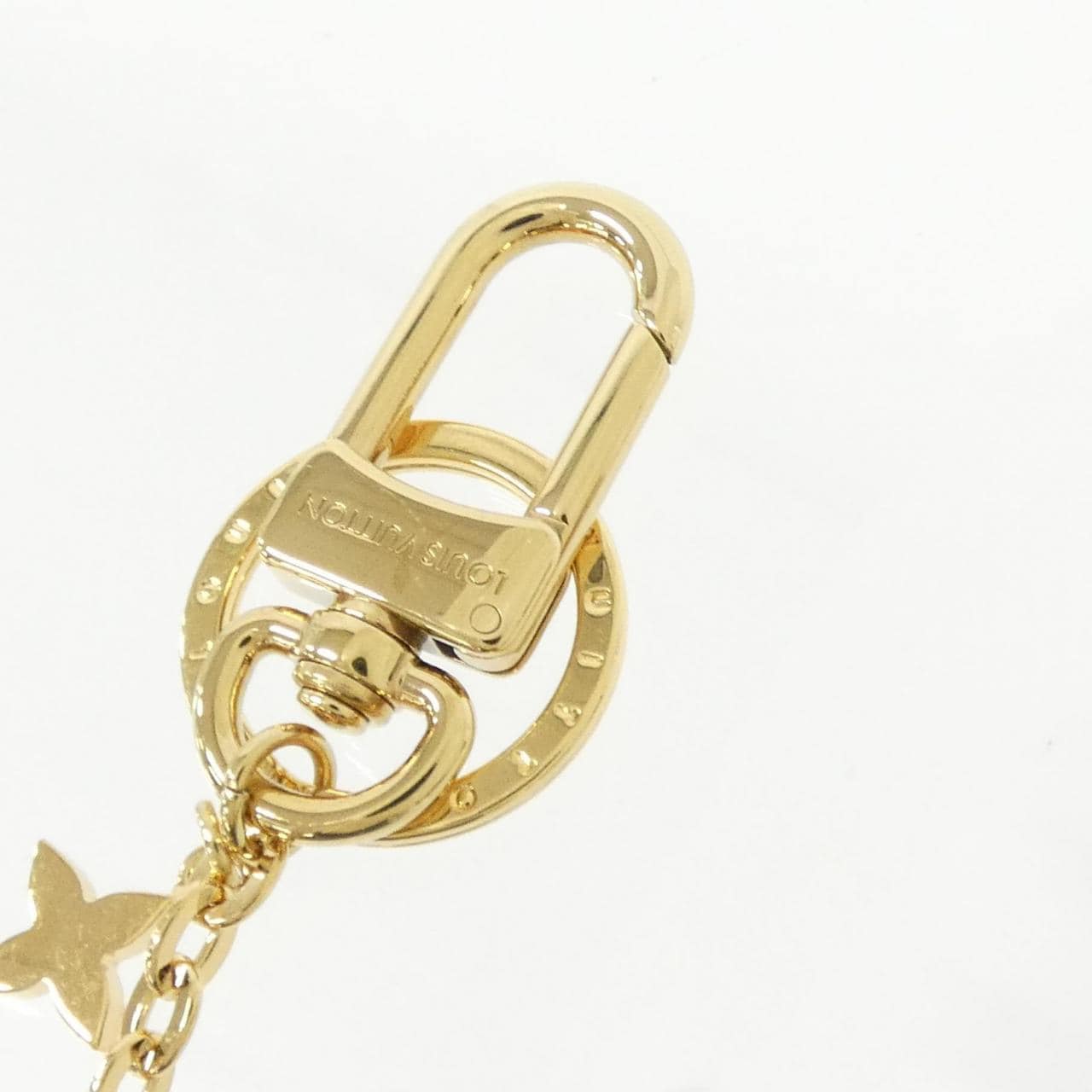 ルイヴィトン モノグラム ポルト クレ ブルーミング フラワーBB M63085 キーリング