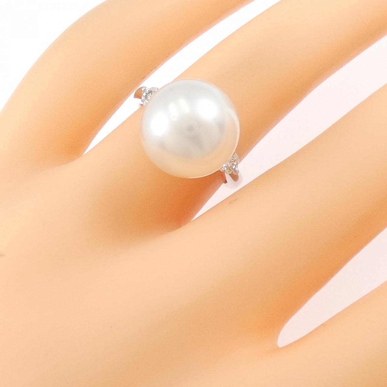 PT900 白蝶パール リング 12.3mm