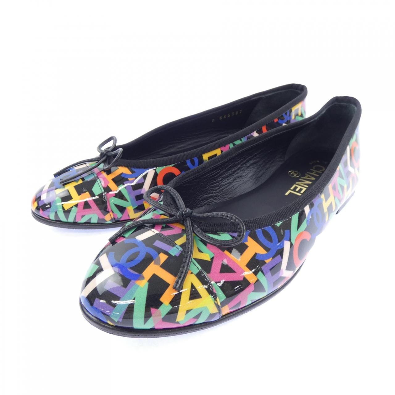 シャネル CHANEL バレリーナ BALLET FLATS G45387B15164 フラットシューズ