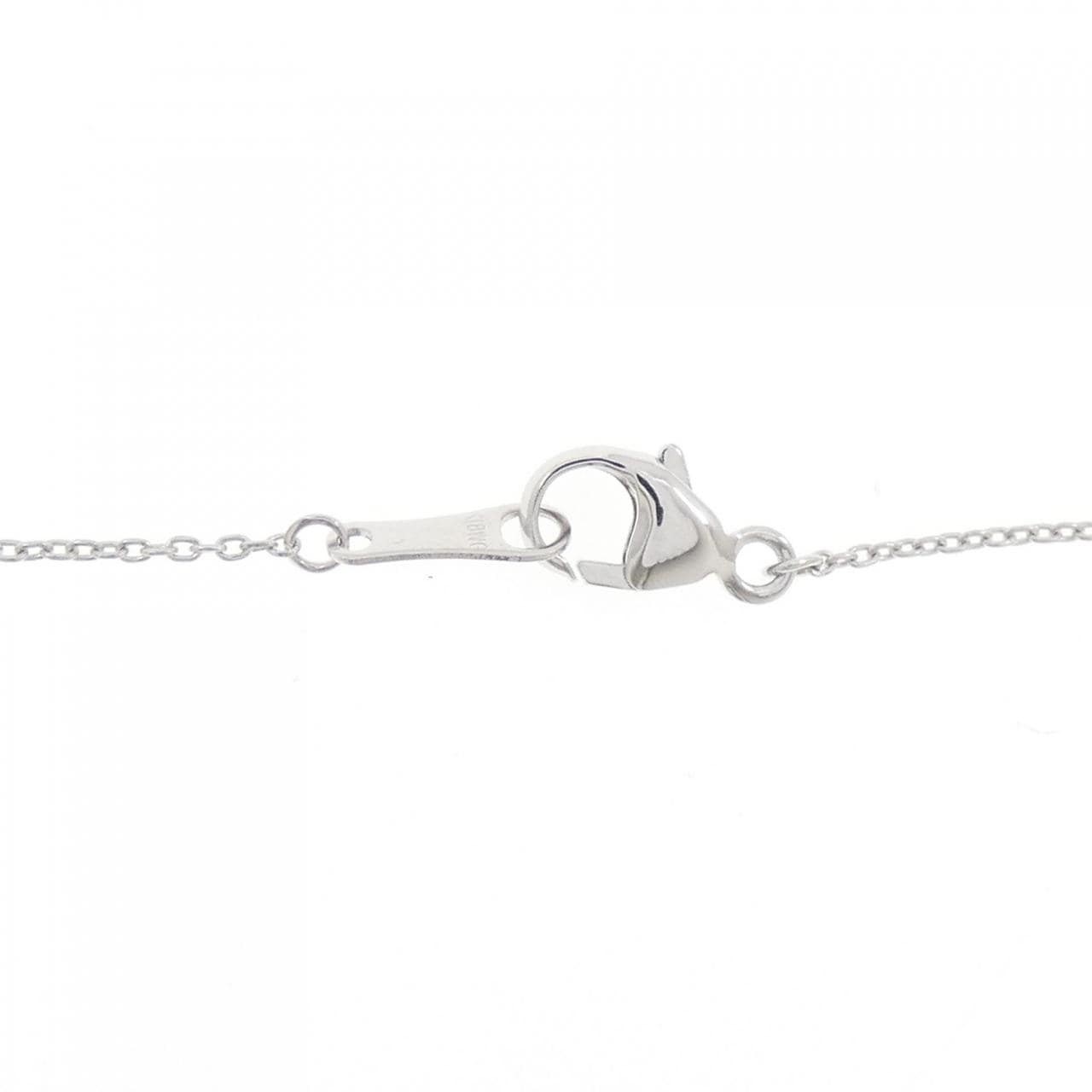 K18WG ダイヤモンド ネックレス 0.17CT