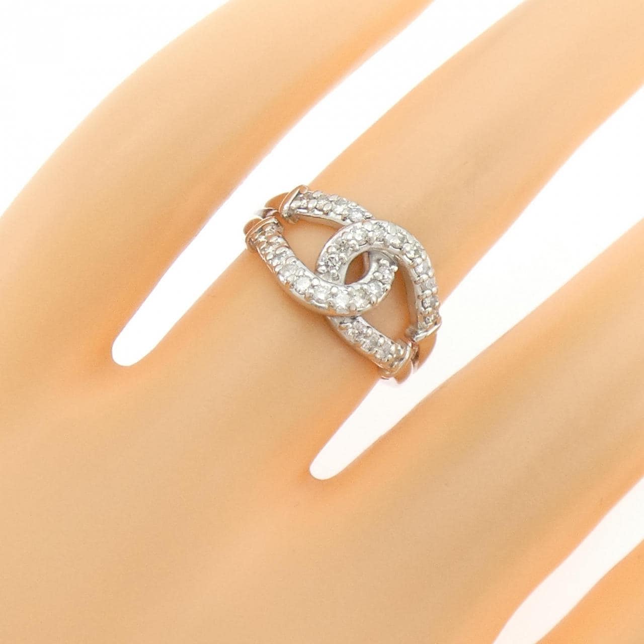 PT900钻石戒指0.35克拉