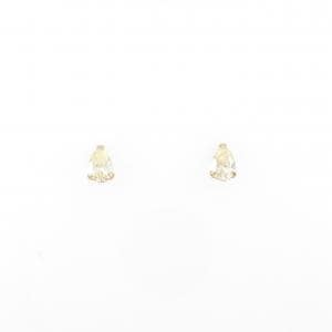 【新品】K18YG ダイヤモンド ピアス 0.32CT