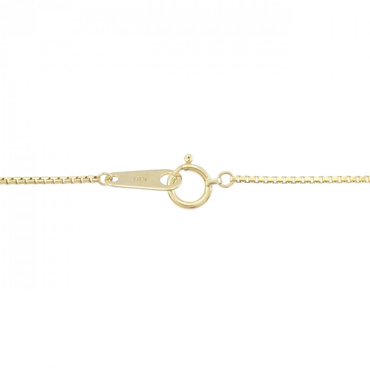 K18YG 白蝶パール ネックレス 10.0mm