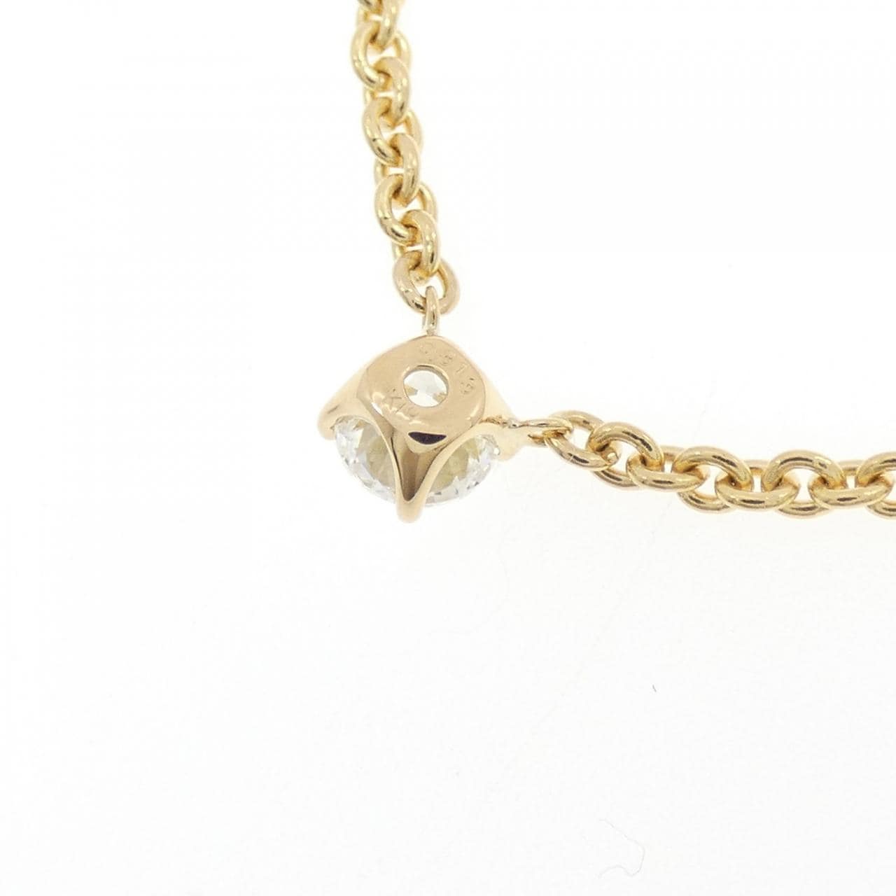 K18YG ダイヤモンド ネックレス 0.313CT G I1 Good