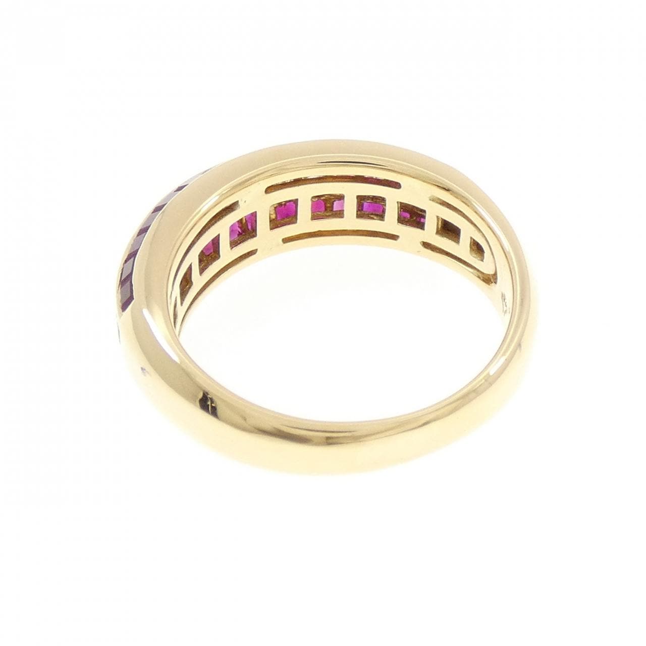 K18YG ルビー リング 1.40CT