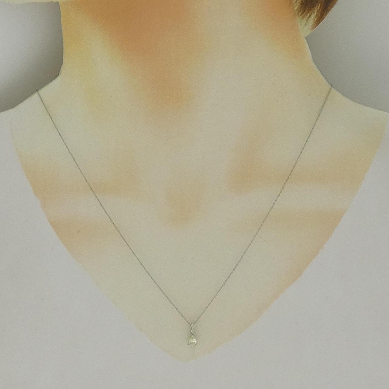 PT950/PT850 ダイヤモンド ネックレス 0.26CT