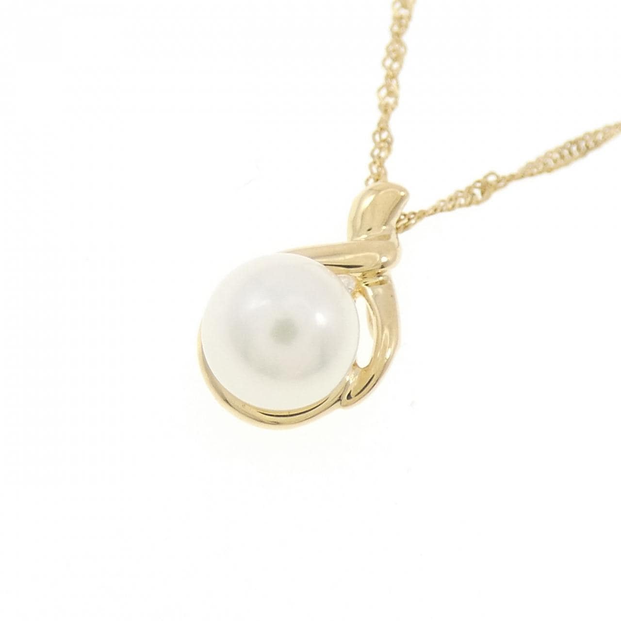 K18YG/750YG アコヤパール ネックレス 5.3mm