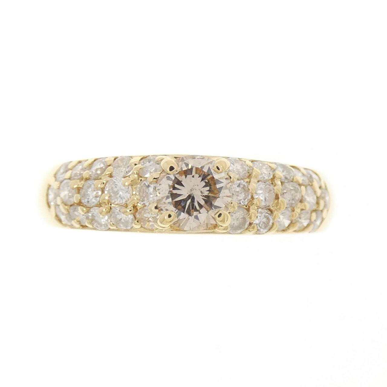 K18YG ダイヤモンド リング 0.312CT