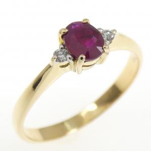 750YG ルビー リング