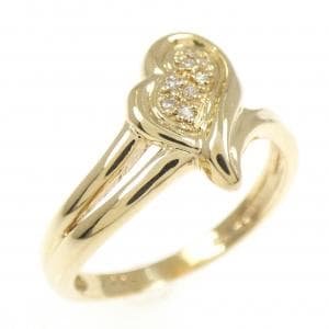K18YG ダイヤモンド リング 0.03CT