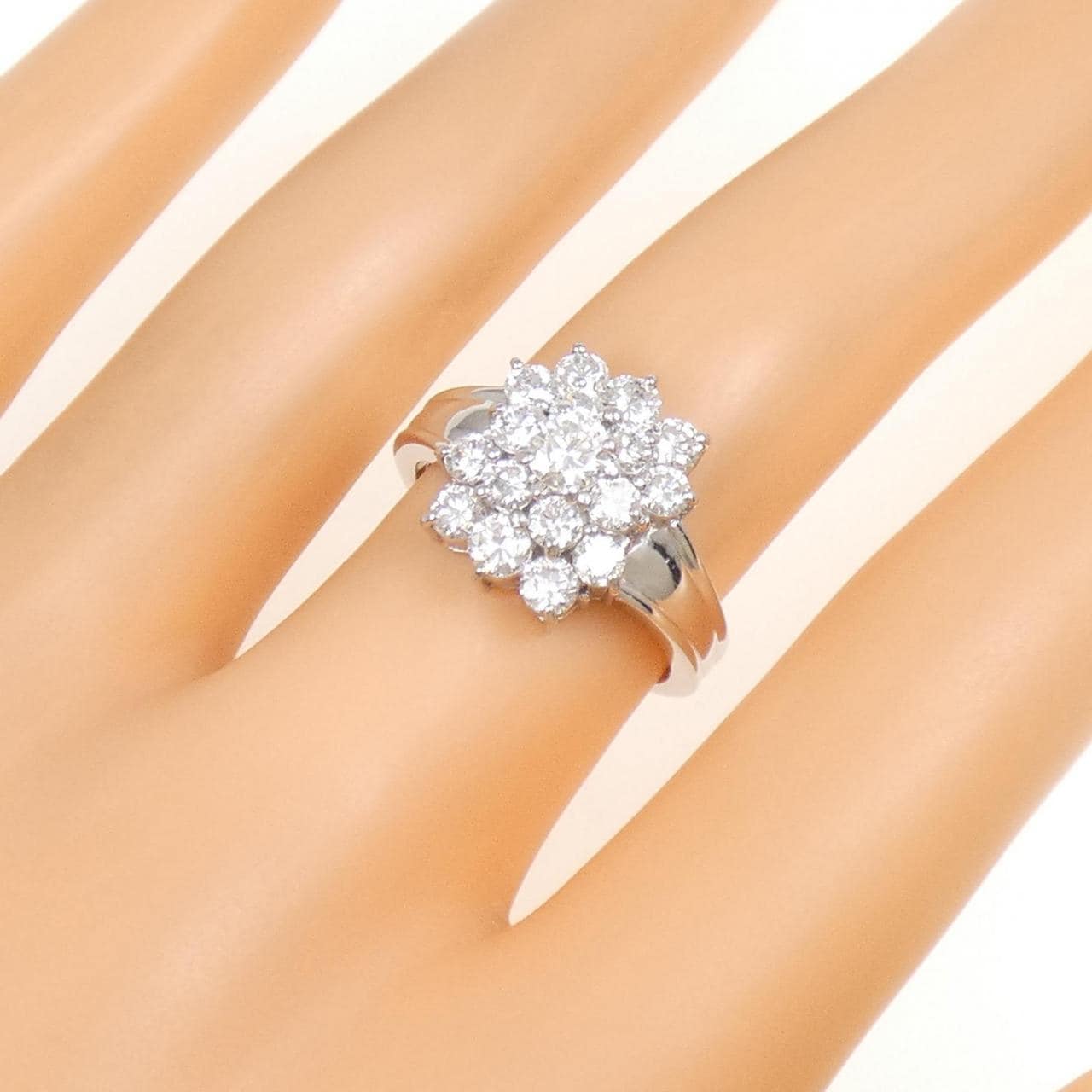 PT900 ダイヤモンド リング 1.42CT