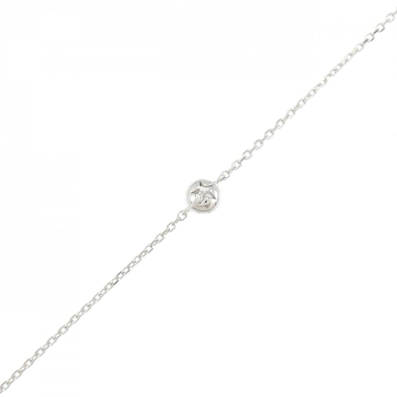 STAR JEWELRY月亮鑲嵌手鍊 0.03CT