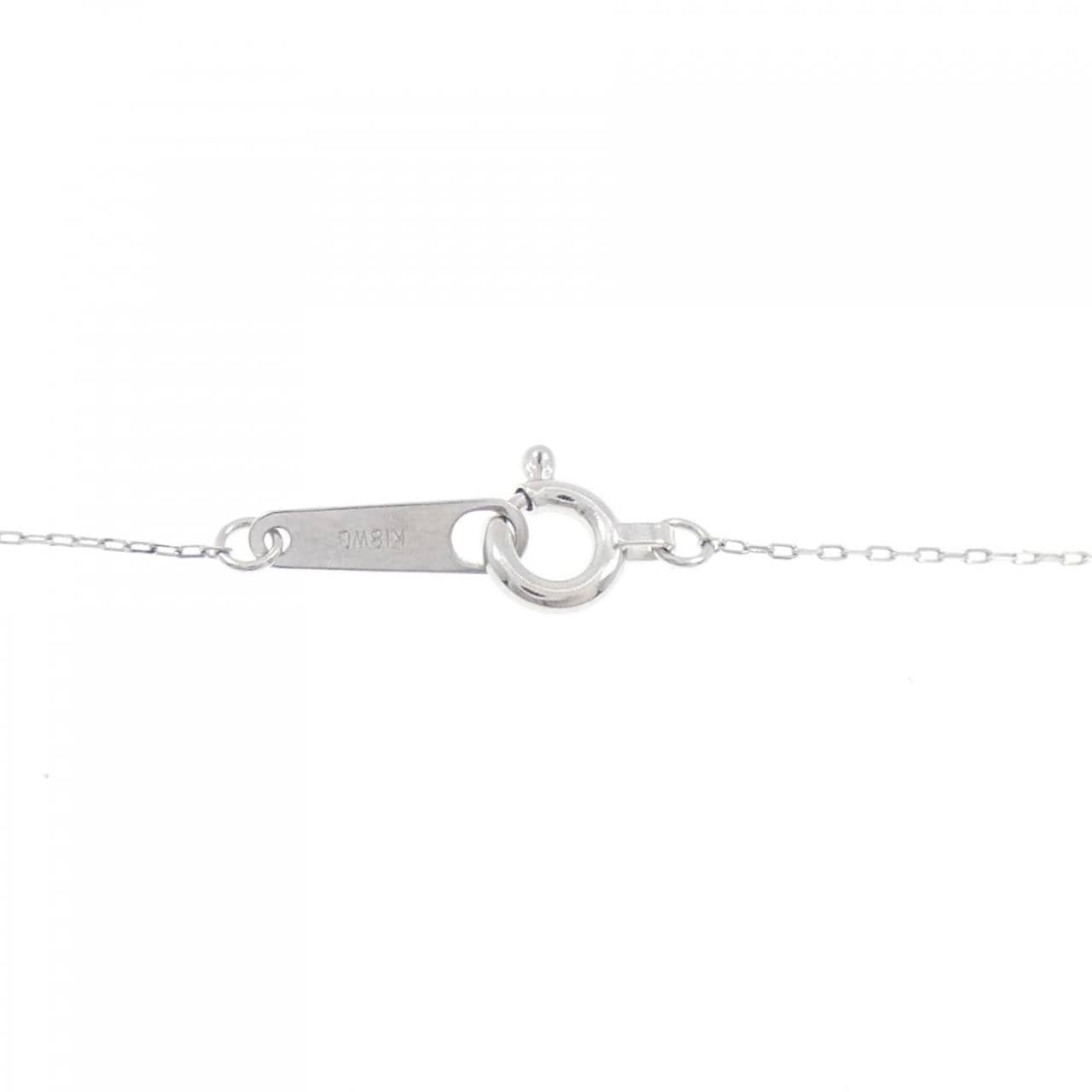 K18WG ダイヤモンド ネックレス 0.03CT