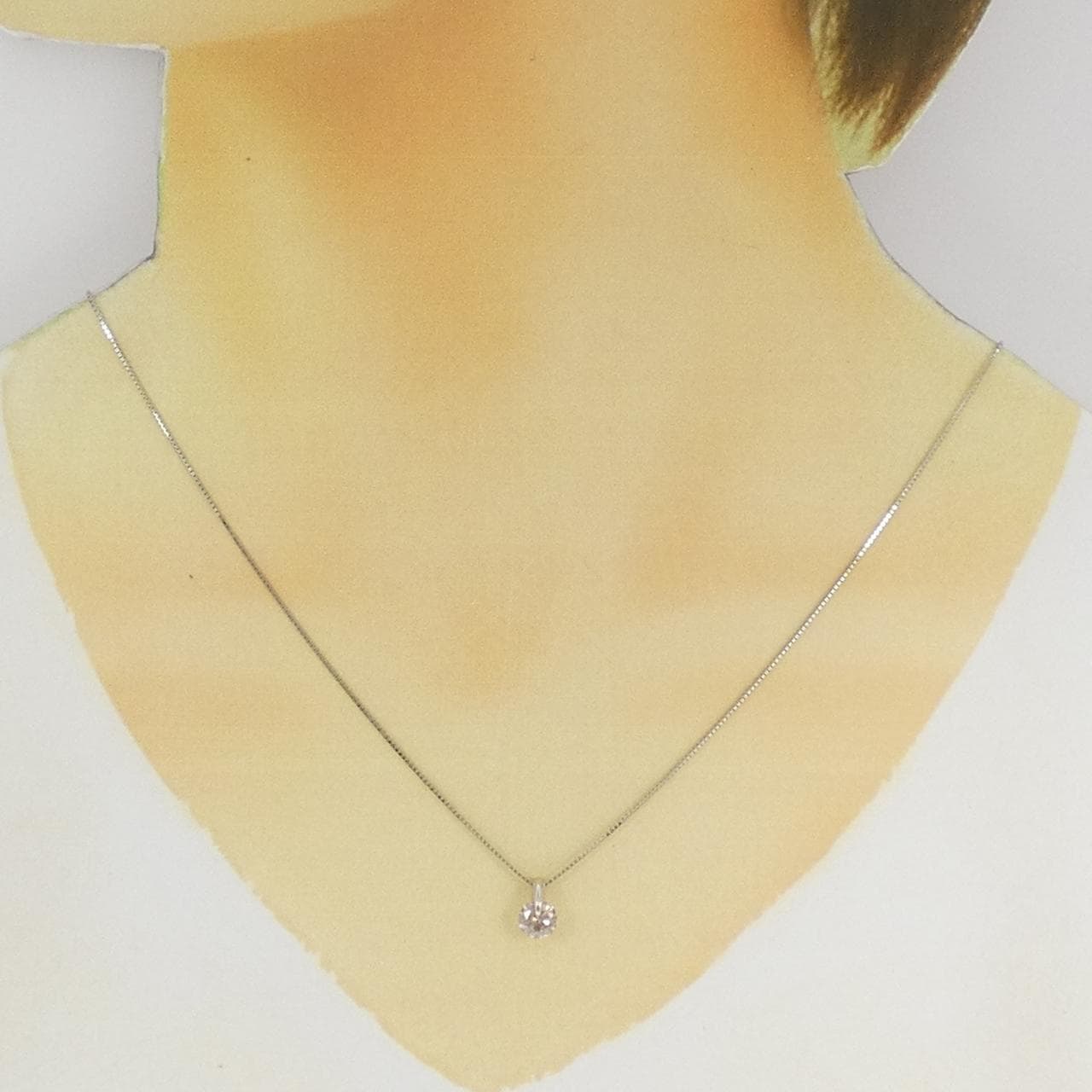 PT900/PT850 ダイヤモンド ネックレス 0.812CT