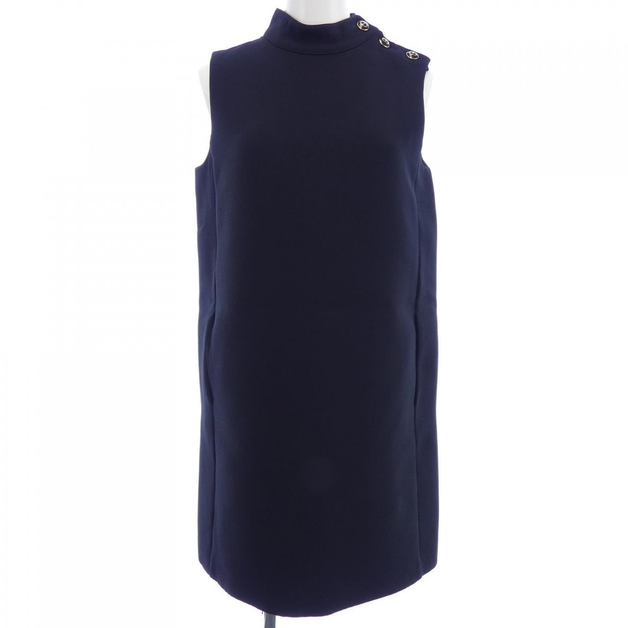 クリスチャンディオール CHRISTIAN DIOR CDボタン ショートドレス 111R17A1166 ワンピース