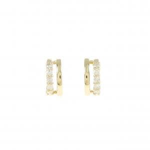 K18YG ダイヤモンド ピアス 0.14CT