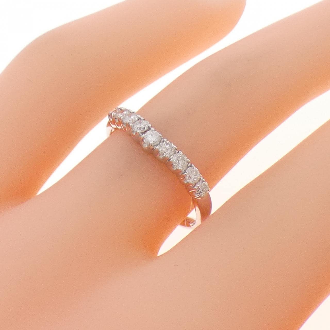 K14WG ダイヤモンド リング 0.30CT