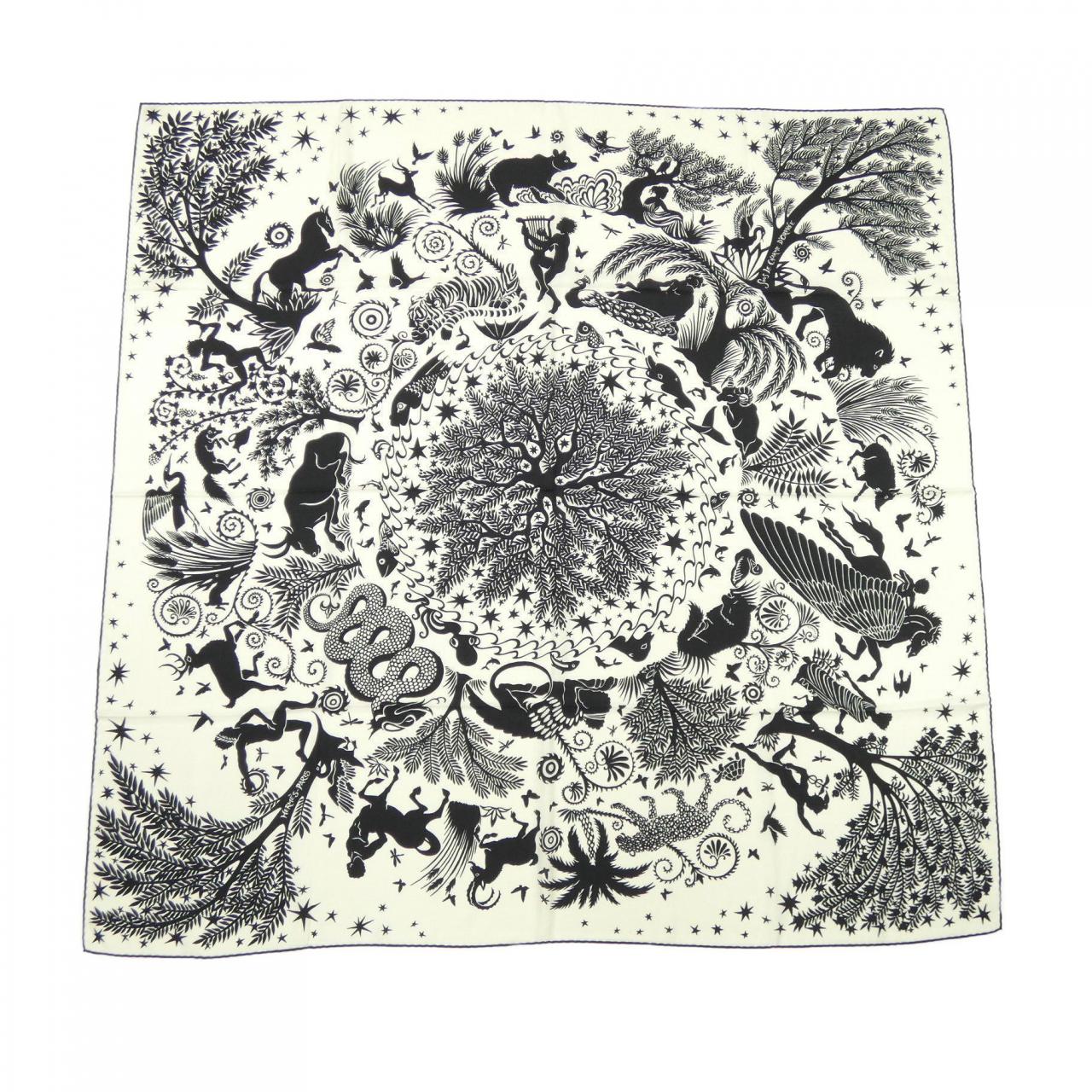 エルメス HERMES SOUS LE CHARME D'ORPHEE H244177S カレジェアン140 ショール