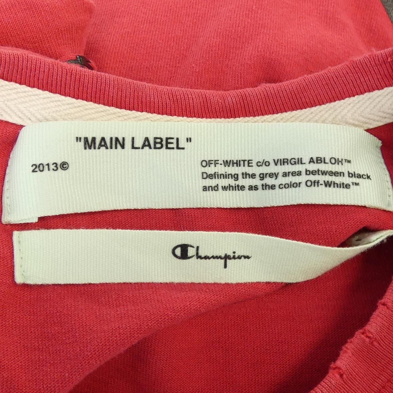 オフホワイト OFF-WHITE CHAMPION Tシャツ