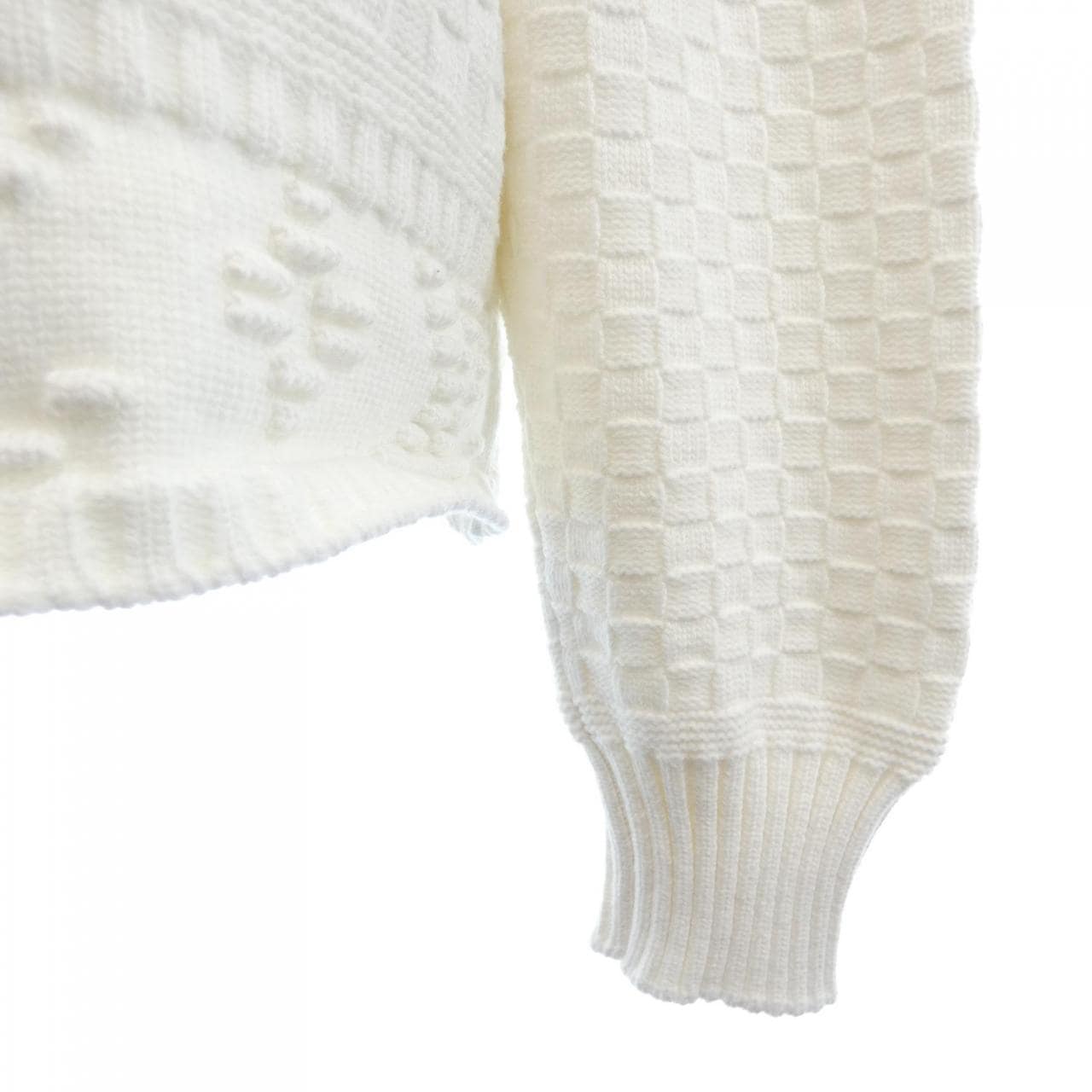 ルイヴィトン LOUIS VUITTON LVダミエウールブレンドプルオーバー HPN63WTZ8 ニット