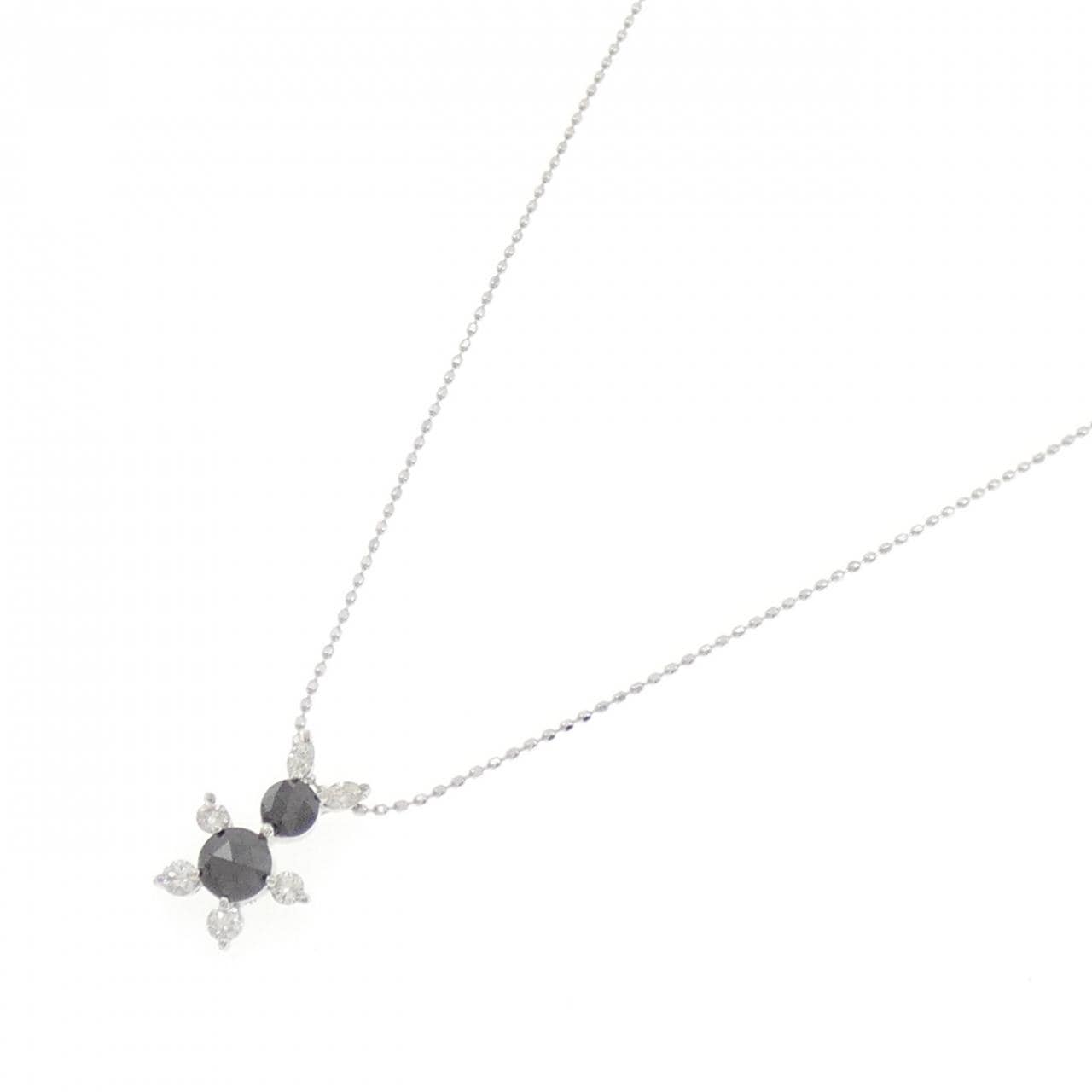 K18WG ダイヤモンド ネックレス 0.63CT