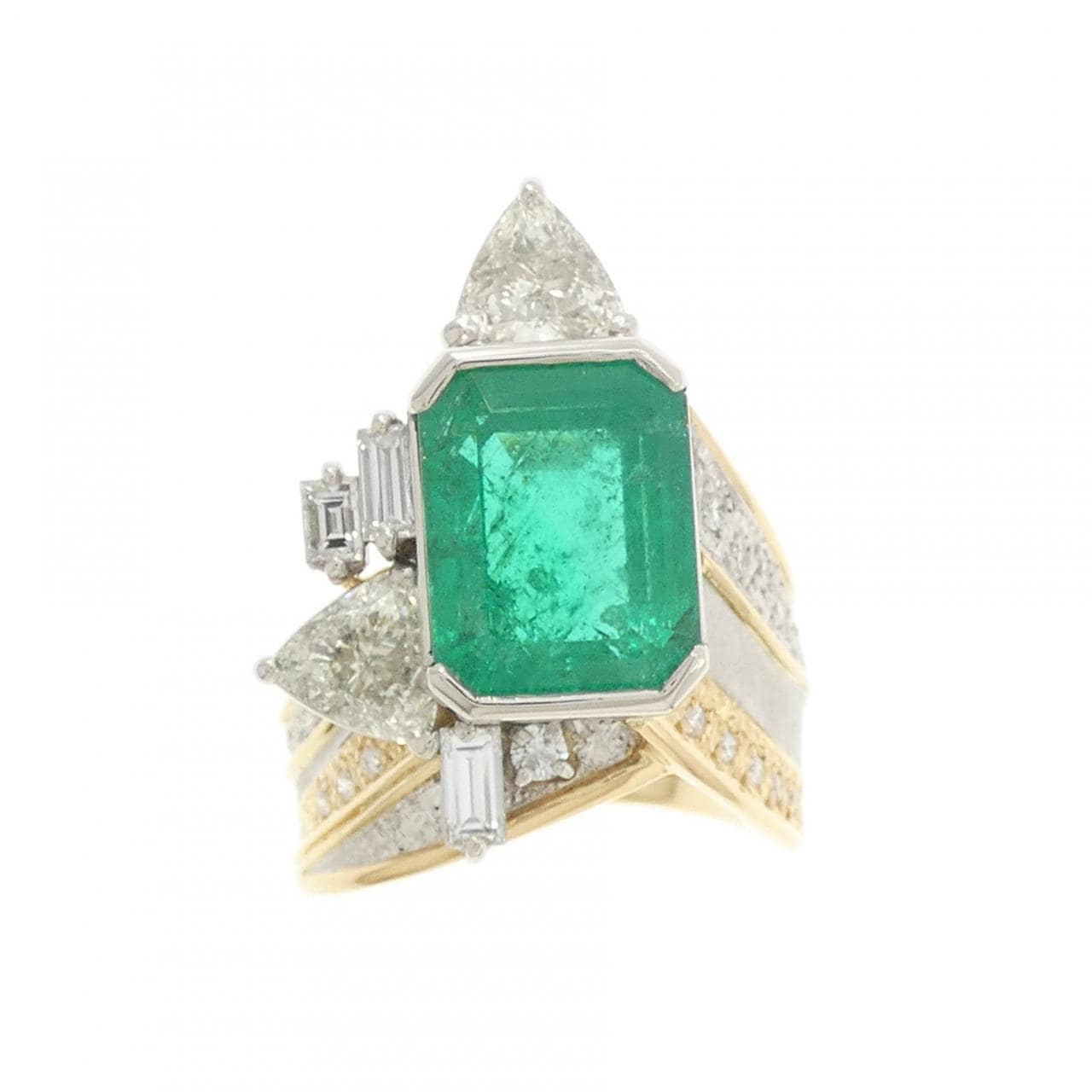 石川暢子 エメラルド リング 5.98CT