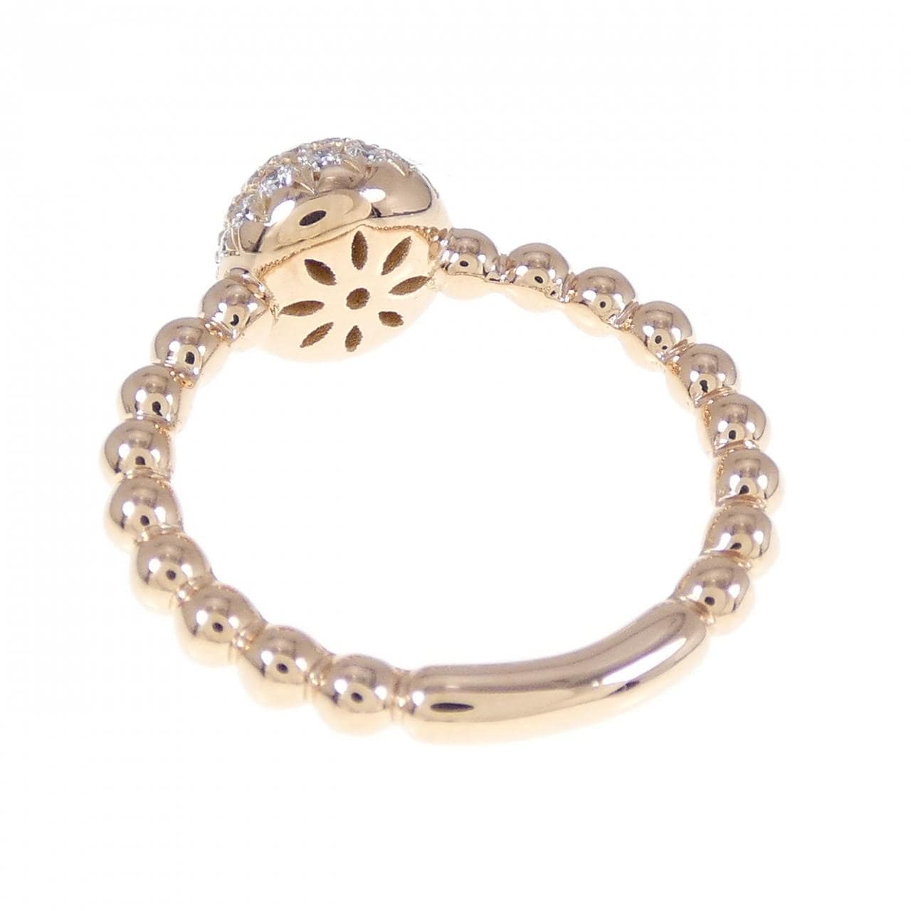 750PG Diamond ring 0.47CT