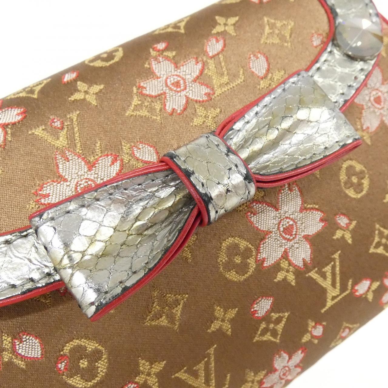 【ヴィンテージ】ルイヴィトン チェリー モノグラム サテン グリオット M92589 バッグ