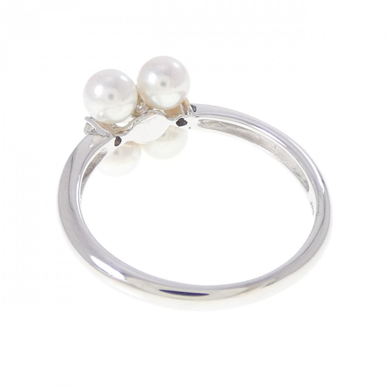 K18WG アコヤパール リング