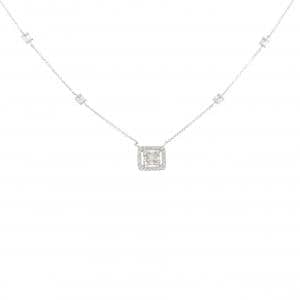 【新品】K18WG ダイヤモンド ネックレス 0.50CT