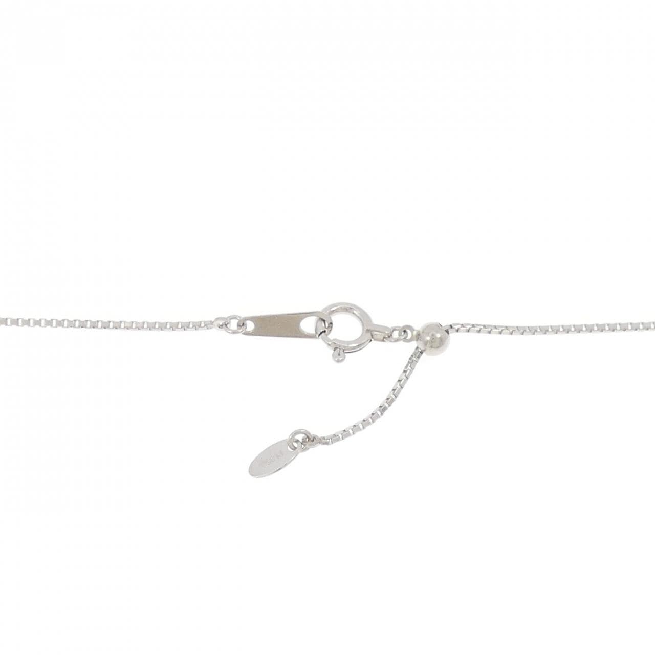 PT950/PT850 フラワー サファイヤ ネックレス 1.480CT