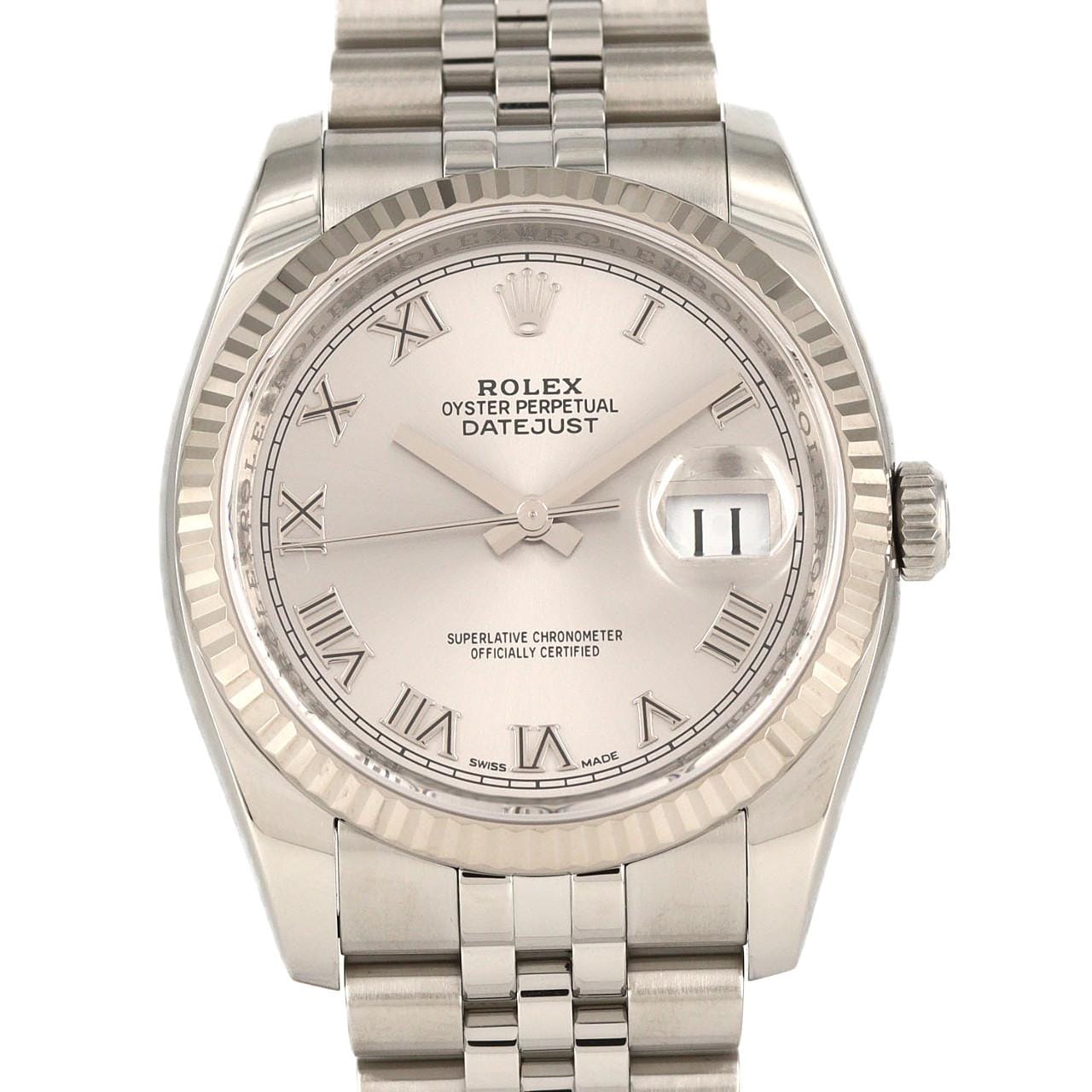 ロレックス デイトジャスト 116234 SSxWG 自動巻 ランダム番